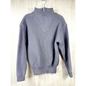Vintage Kaelin Peter Steinebronn Ski Wool Quarter Zip Sweater Womens M 90s